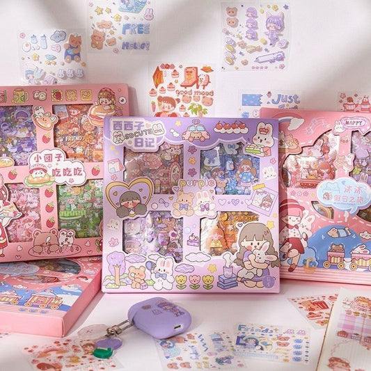 Kawaii Stickers 1Box(100pcs)